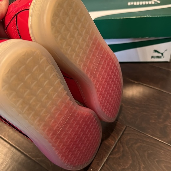 Puma Basket Patent Ice Fade men’s Barbados cherry NIB 9.5 - Picture 8 of 9